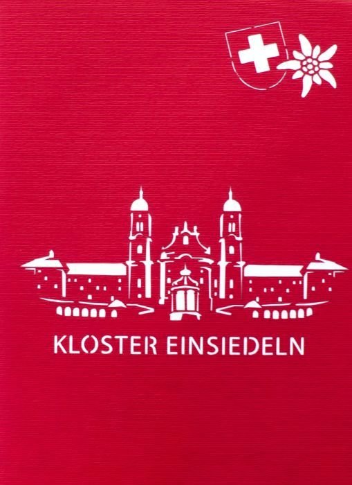 3D Pop-up Kloster Einsiedeln