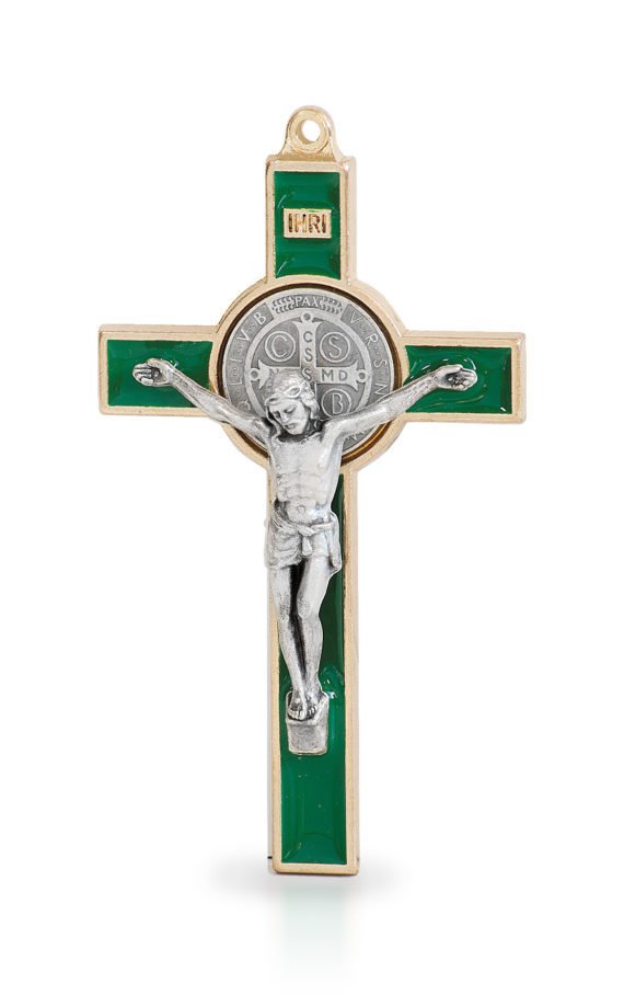 Benedictus Kreuz emailliert 8cm