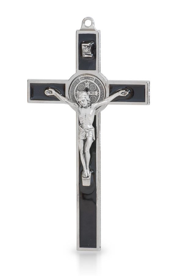 Benedictus Kreuz Metall 13cm