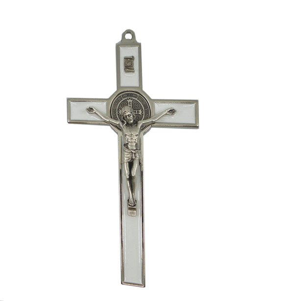 Benedictus Kreuz Metall 13cm